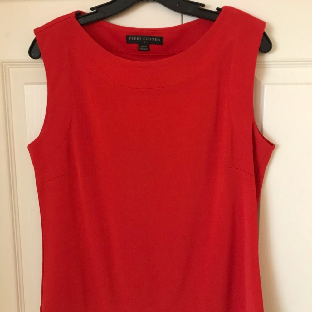 Classic Orange Australian Perri Cutten Top Size L